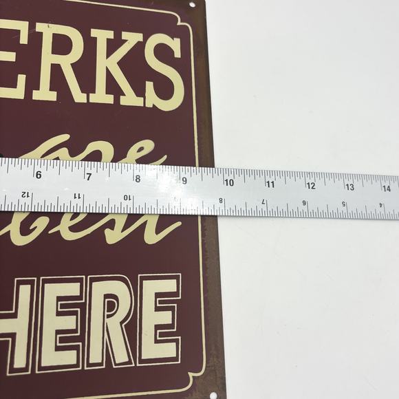 Vtg 2pk Coffee Perks Tin Wall Mount Signage Restaurant Cafe Barista Latte Java - Picture 5 of 8